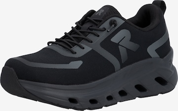 Rieker - Zapatillas deportivas bajas en negro: frente