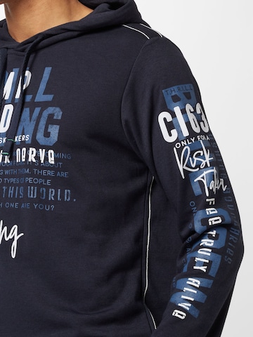 CAMP DAVID Sweatshirt in Blau