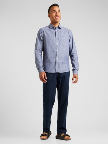Clean Cut Copenhagen Regular fit Button Up Shirt 'Jamie' in Blue