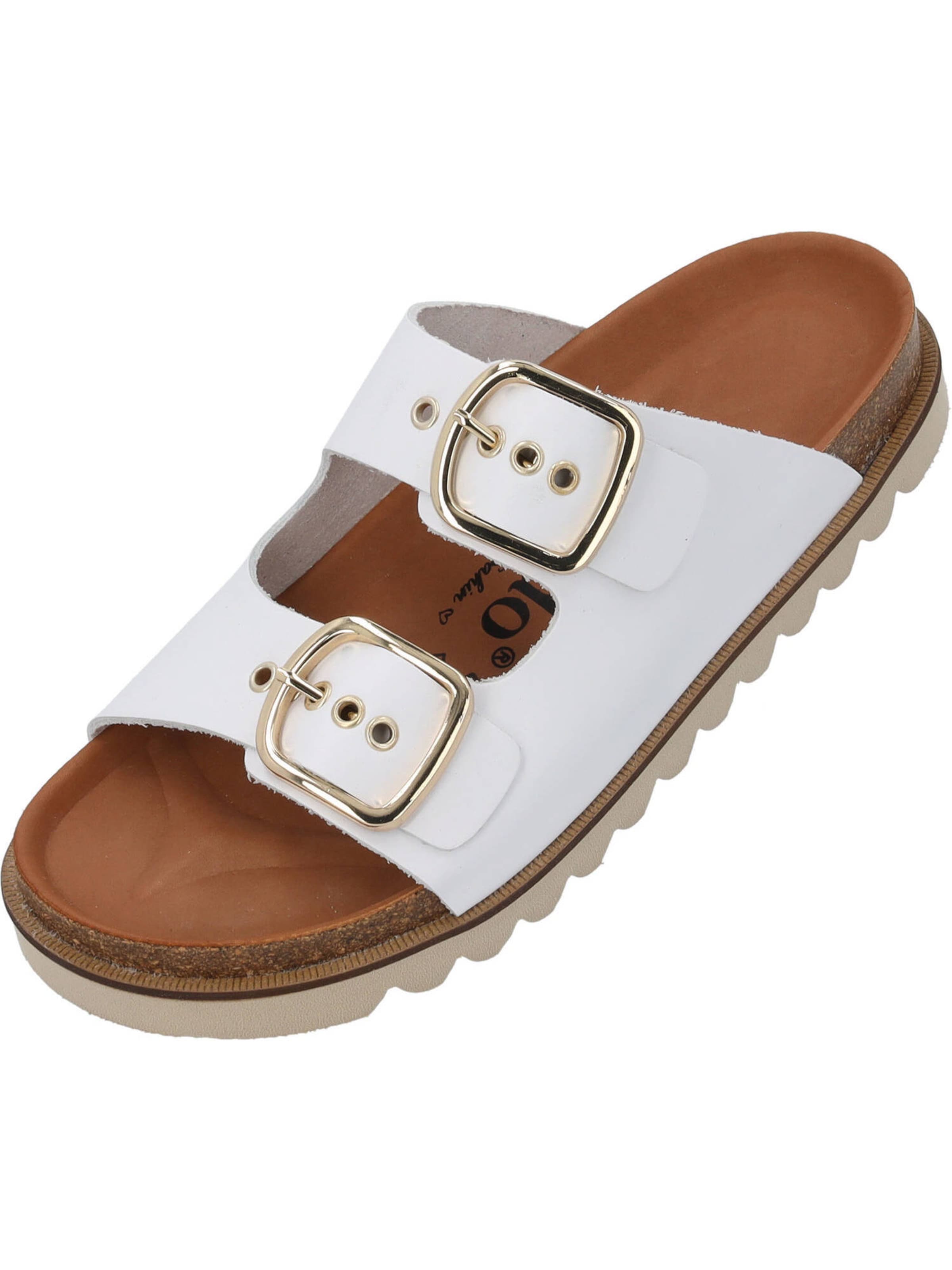 Palado by Sila Sahin Mule 'Korfu' in White: front