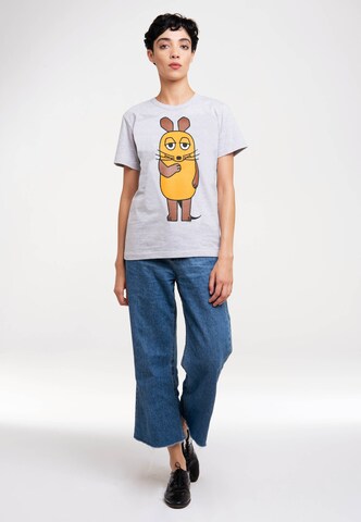 LOGOSHIRT Shirt 'Die Sendung mit der Maus' in Grey