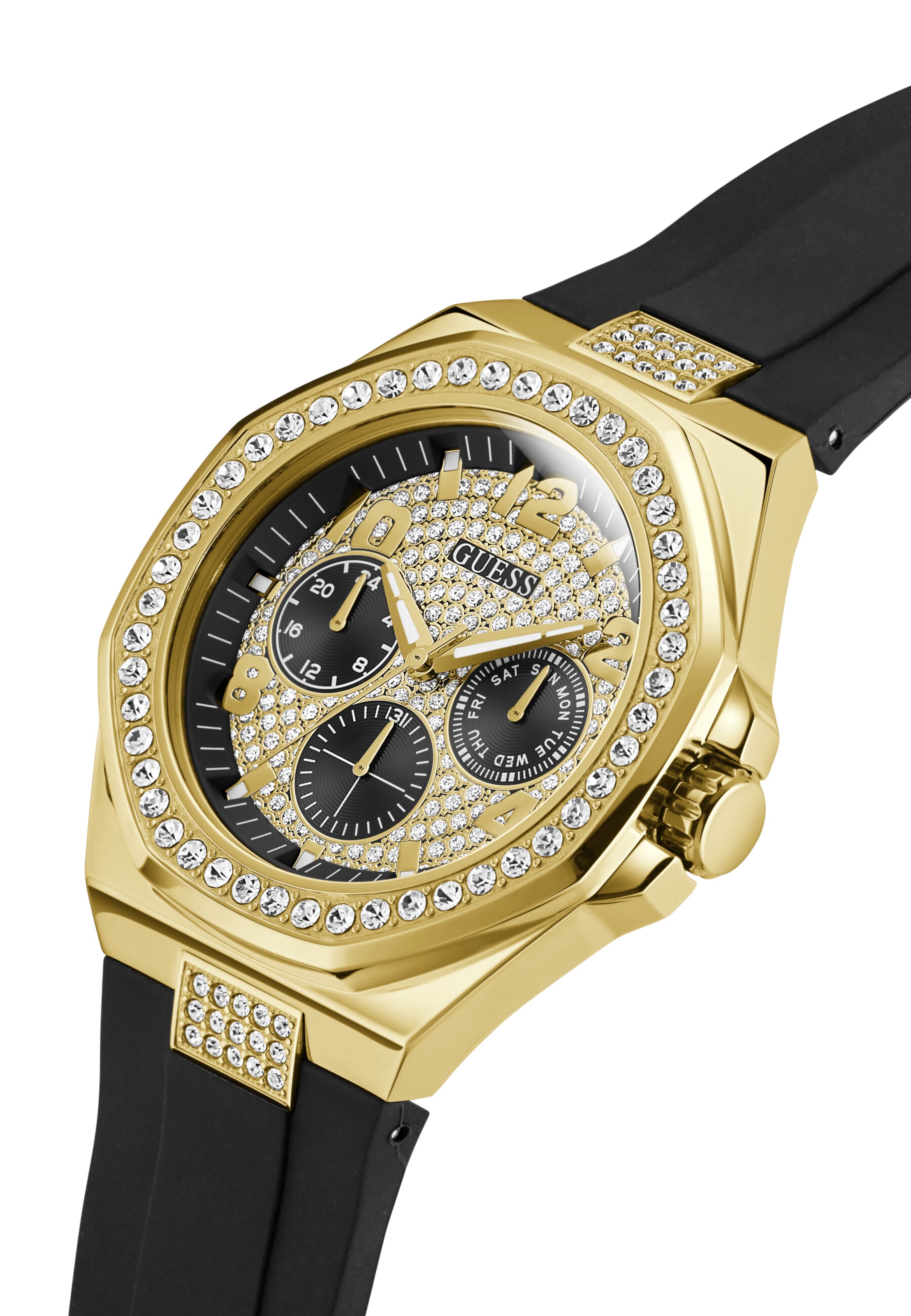 GUESS Analog Watch 'EMPIRE' in Gold
