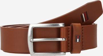 TOMMY HILFIGER Belt 'Denton' in Brown: front