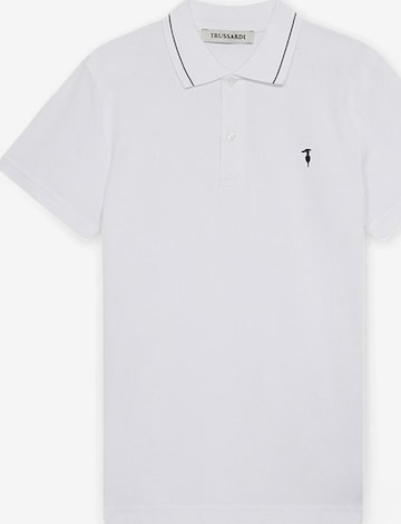 Trussardi - Camiseta de fútbol en blanco: frente