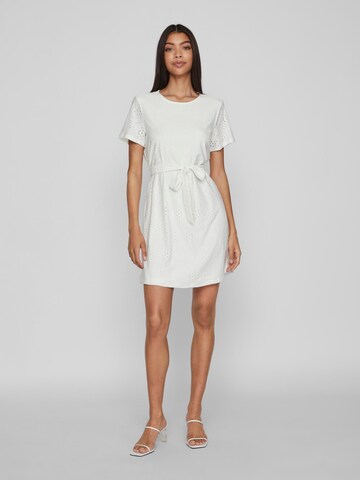 VILA Καλοκαιρινό φόρεμα 'KAWA' σε λευκό