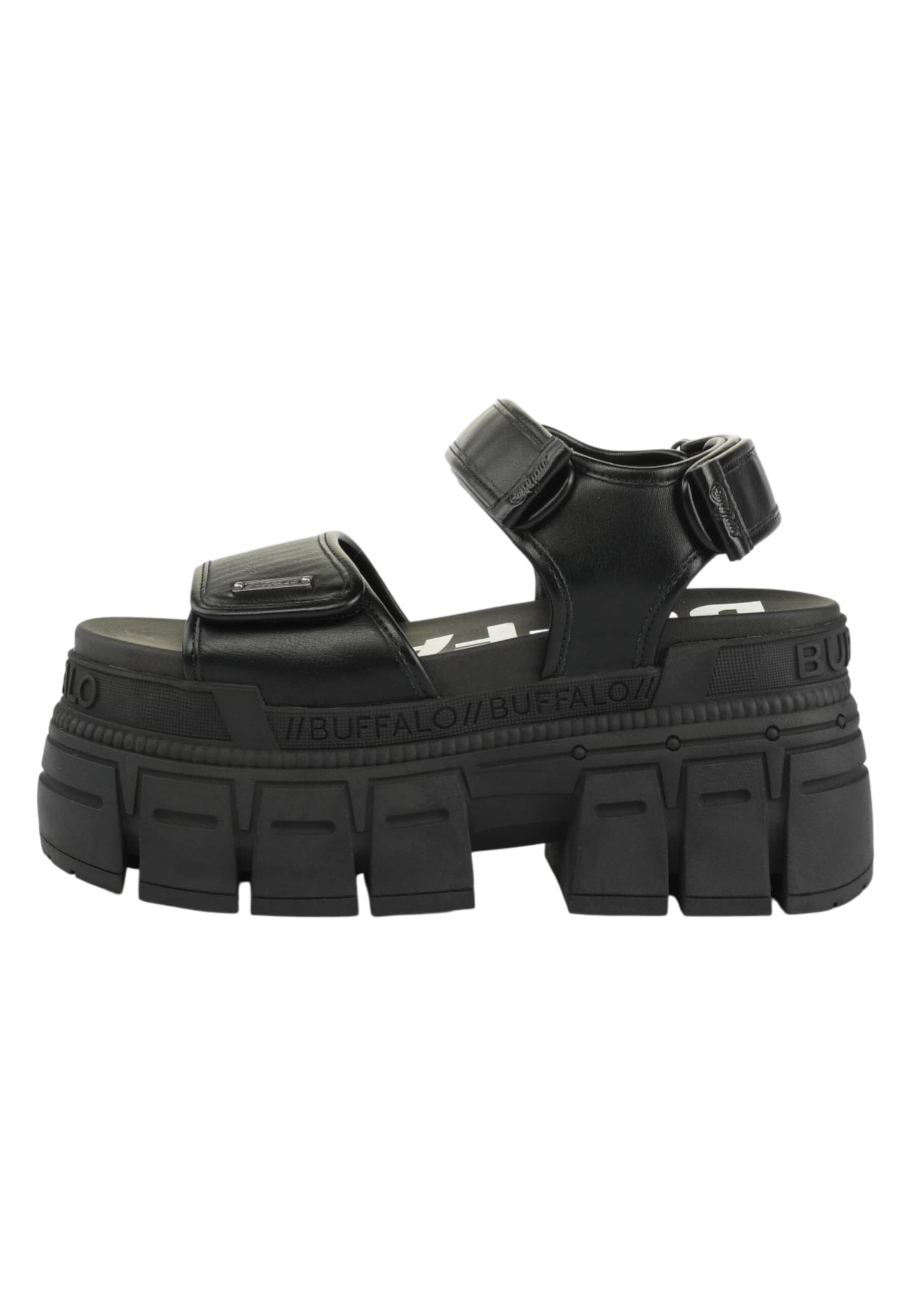 BUFFALO - Sandália em preto