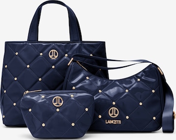 Lancetti Handtas 'Dames' in Blauw: voorkant