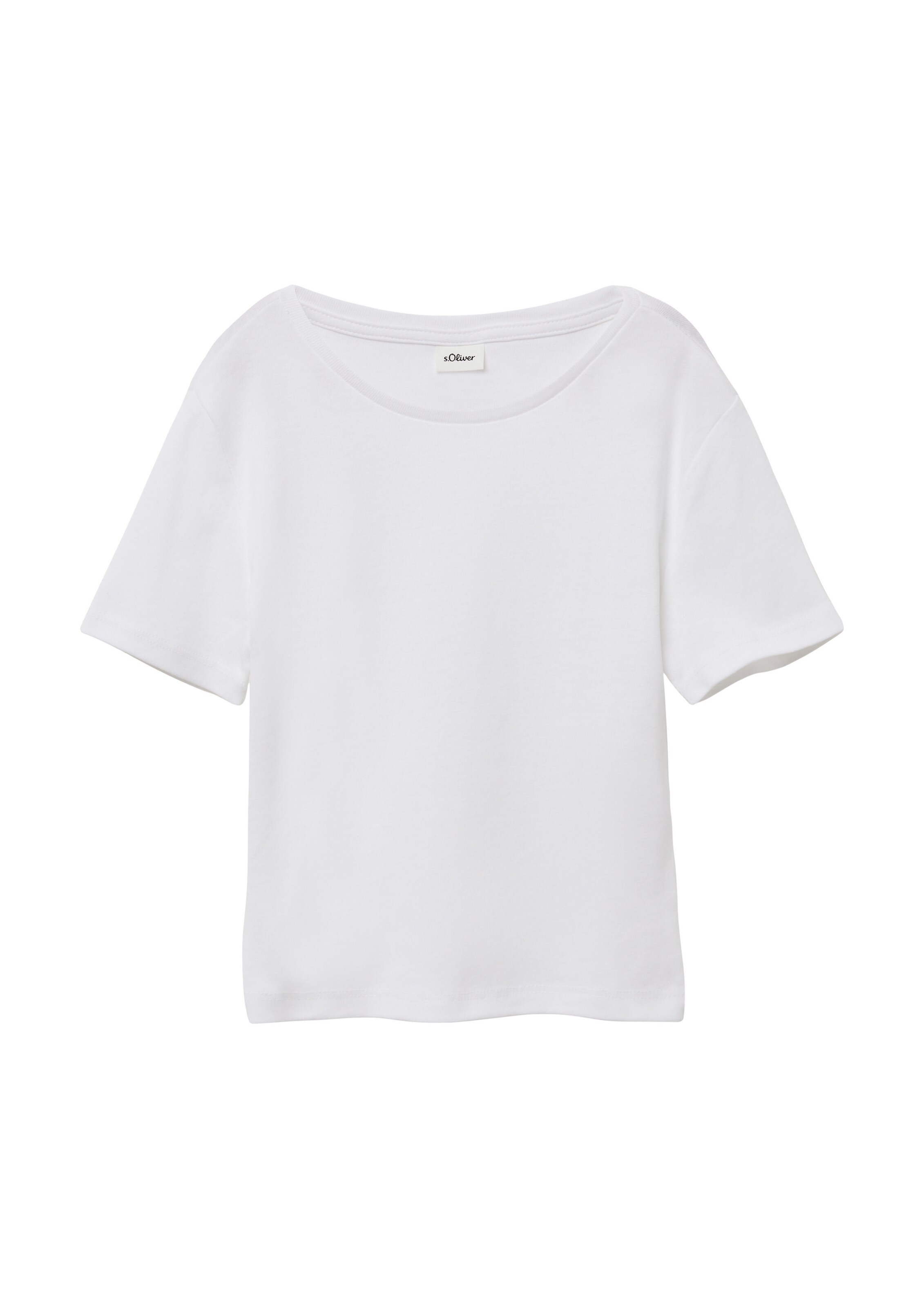 s.Oliver T-Shirt en blanc, Vue avec produit