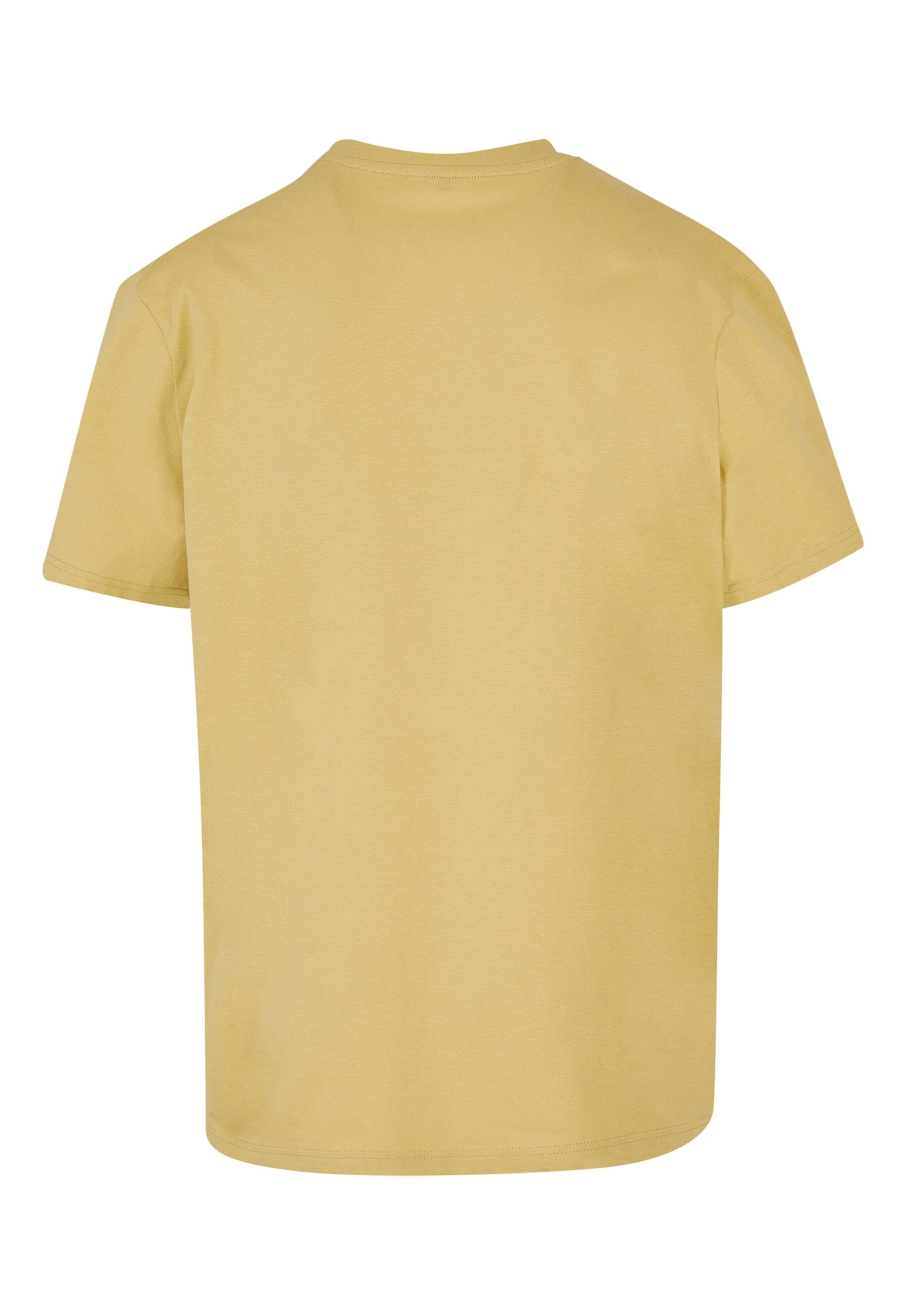 Merchcode Μπλουζάκι 'Spring - Leaf Clover Flower' σε κίτρινο