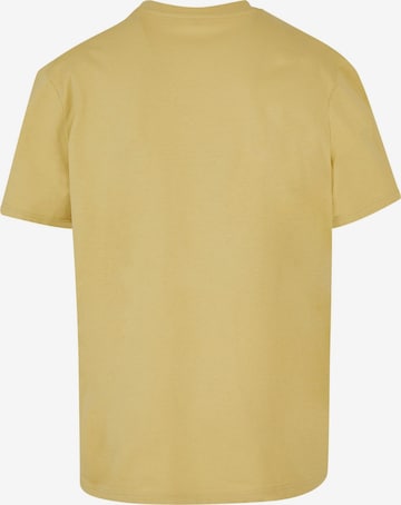 MT Upscale Тениска 'F*ke L*ve' в жълто
