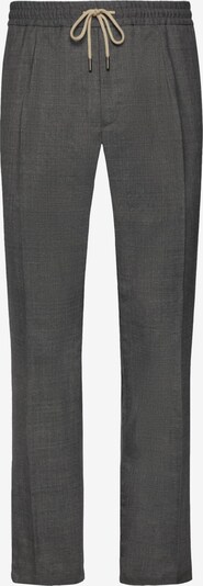 Boggi Milano Pantalon à plis en gris chiné, Vue avec produit