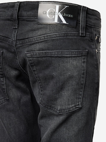 Calvin Klein Jeans Slimfit Jeans in Zwart