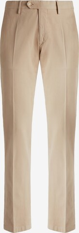 Boggi Milano Pleated Pants in Beige: front