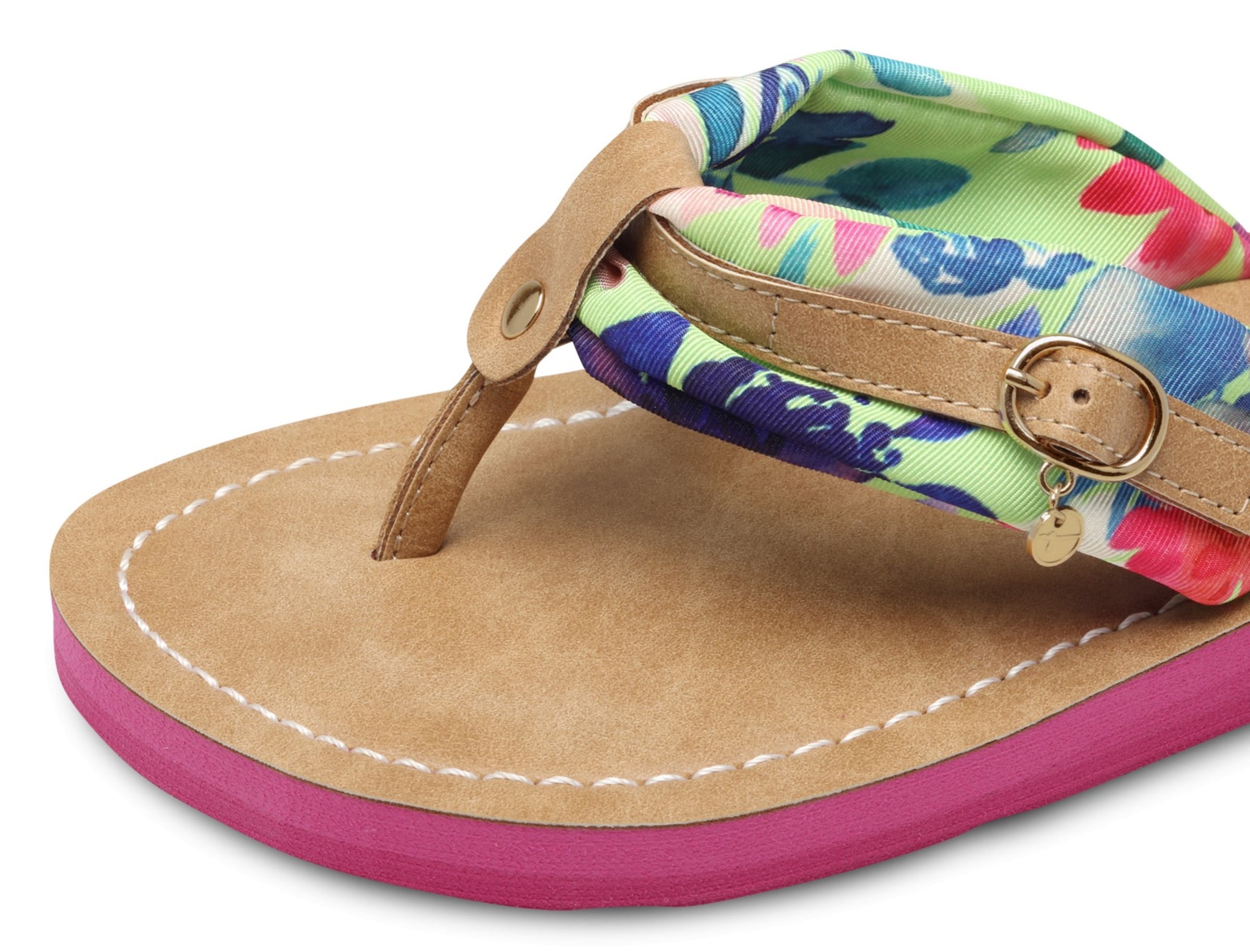 Tamaris T-Bar Sandals in Mixed colors