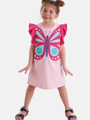 Abito 'Schmetterling' di Denokids in rosa: frontale