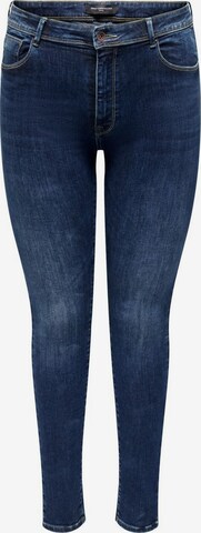 ONLY Carmakoma Skinny Jeans 'Carpush Maya' in Blauw: voorkant