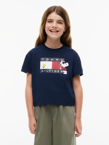 TOMMY HILFIGER Тениска 'PEANUTS' в синьо