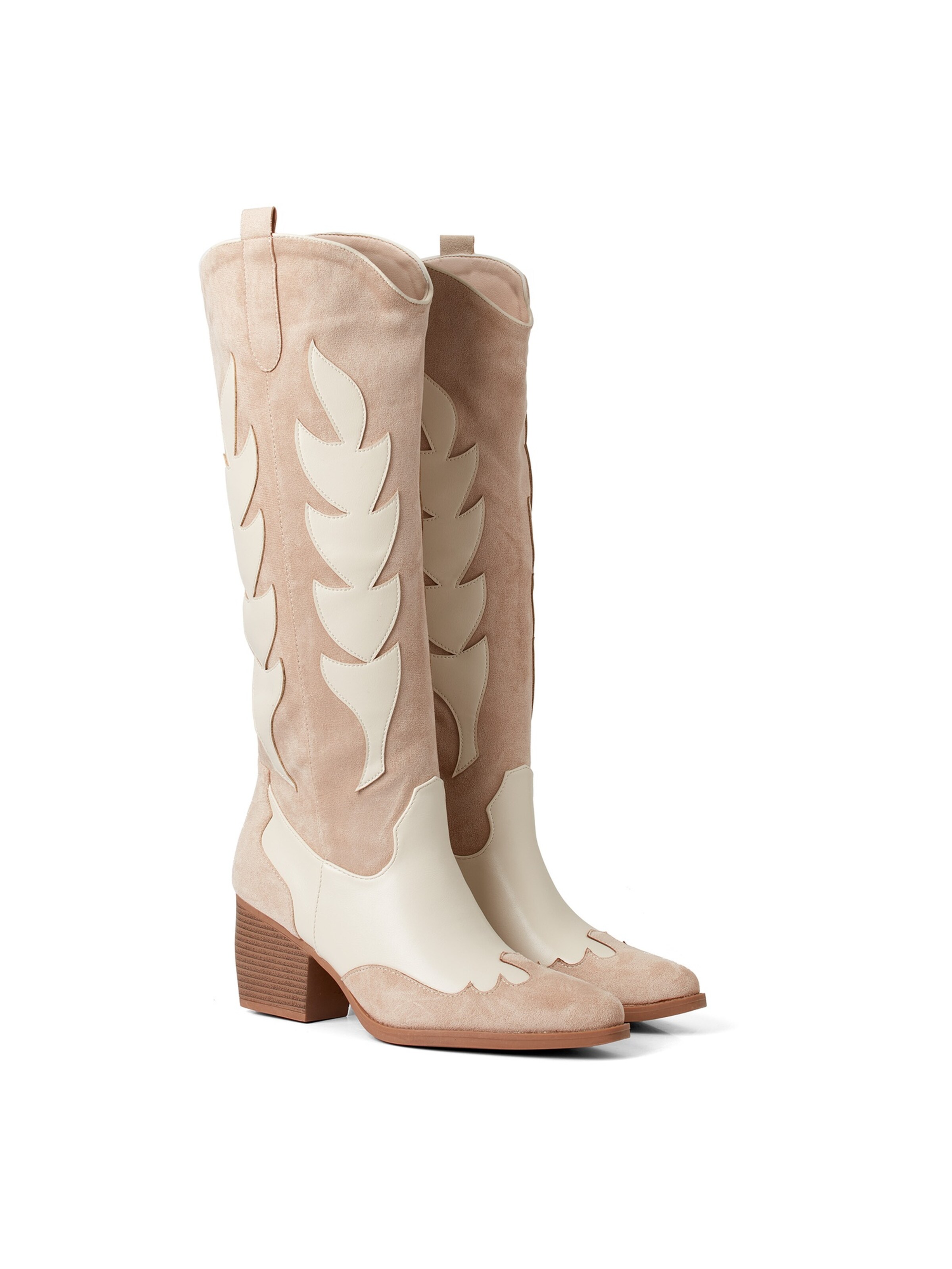 Bottes de cowboy Smile Favorites en beige