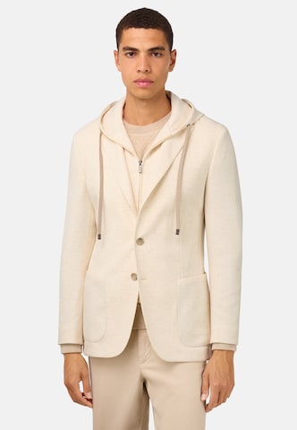 Boggi Milano Regular fit Between-season jacket in Beige: front