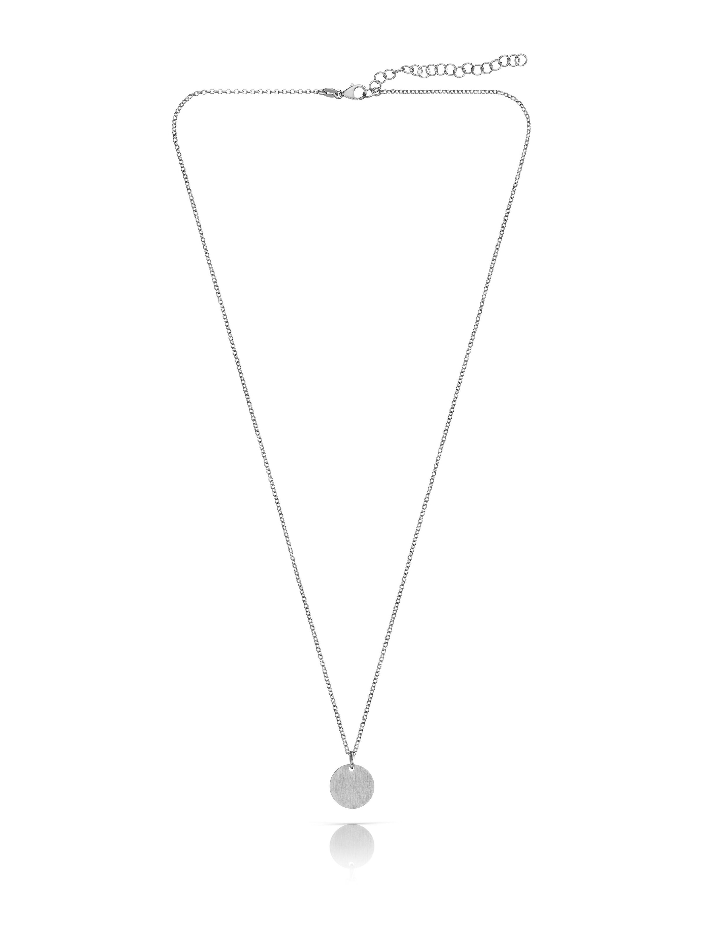 modabilé Anhänger 'CIRCLE' in Silber: Vorderseite