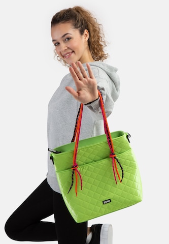 myMo ATHLSR Nakupovalna torba 'Duilio' | zelena barva