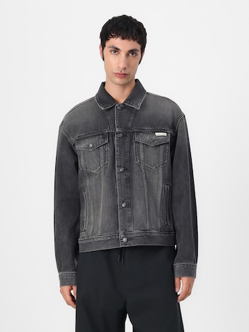 Calvin Klein Jeans Tussenjas '90S' in Zwart: voorkant