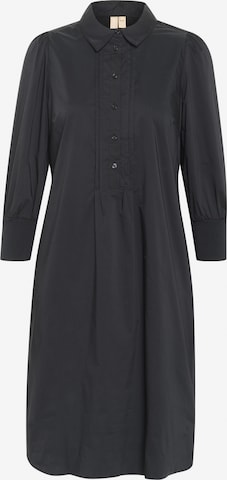 Robe-chemise CULTURE en noir : devant