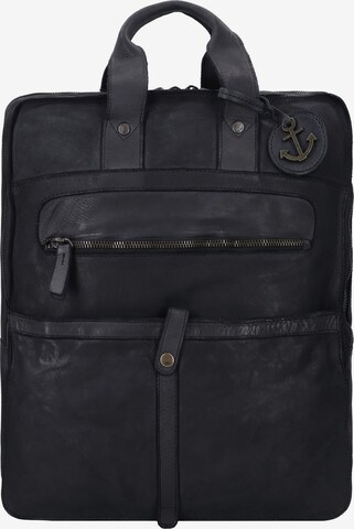 Harbour 2nd Backpack in Black: front