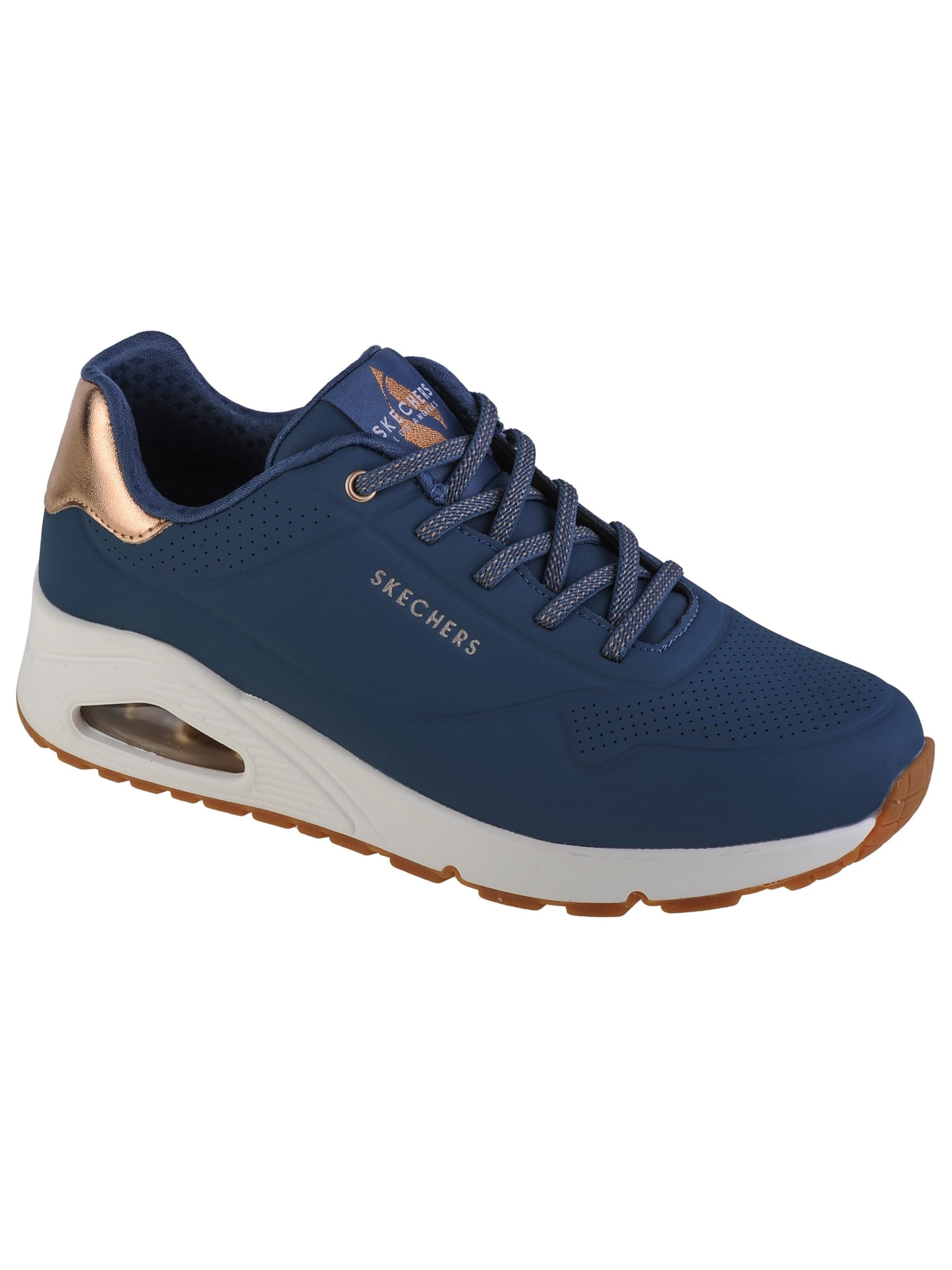 Baskets basses 'Skechers Uno-Shimmer Away' SKECHERS en bleu : devant