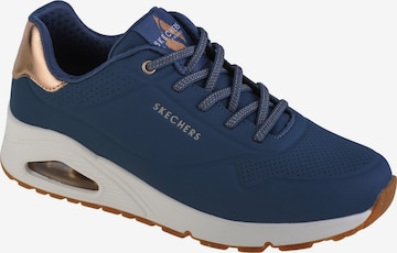 Baskets basses 'Skechers Uno-Shimmer Away' SKECHERS en bleu : devant