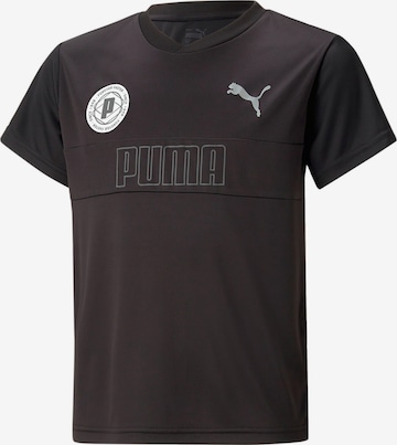 PUMA Funkcionalna majica 'ACTIVE SPORTS' | črna barva: sprednja stran