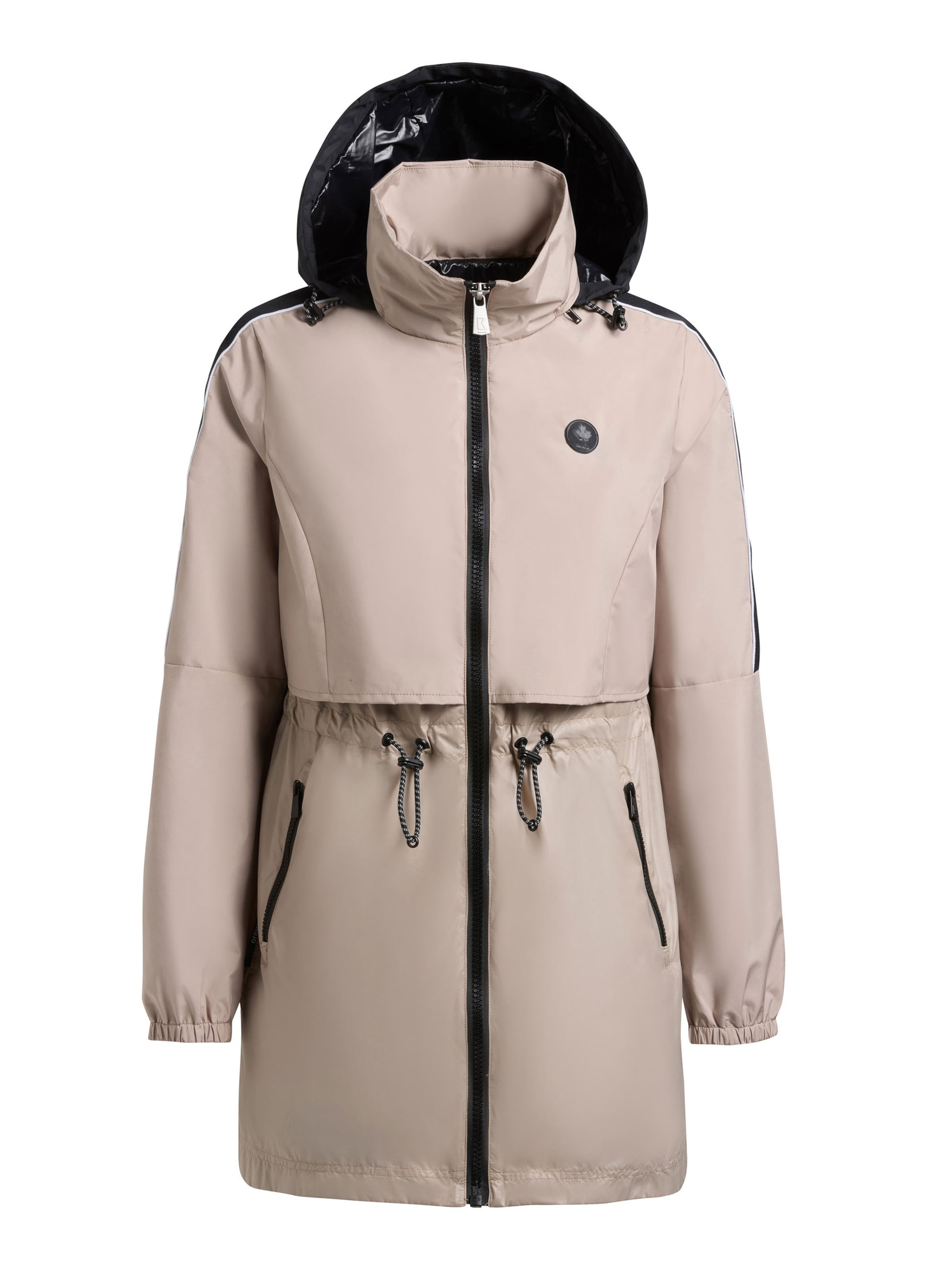 khujo Raincoat ' IZZA ' in Beige: front