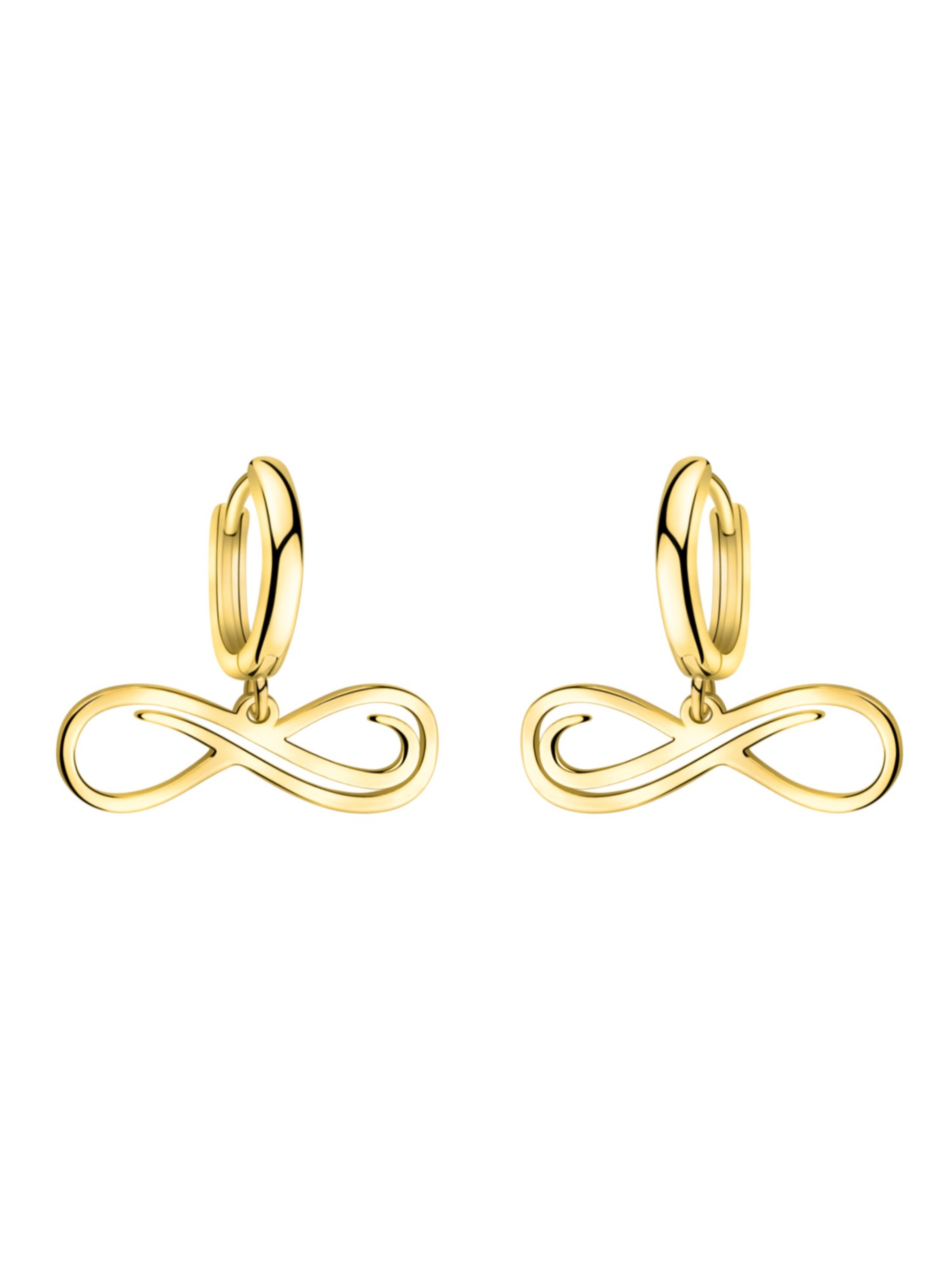 Sofia Milani Ohrringe 'Infinity'‌‌‌‌‌‌‌‌‌‌ in Gold: Vorderseite
