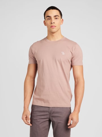Abercrombie & Fitch Тениска в розово: отпред