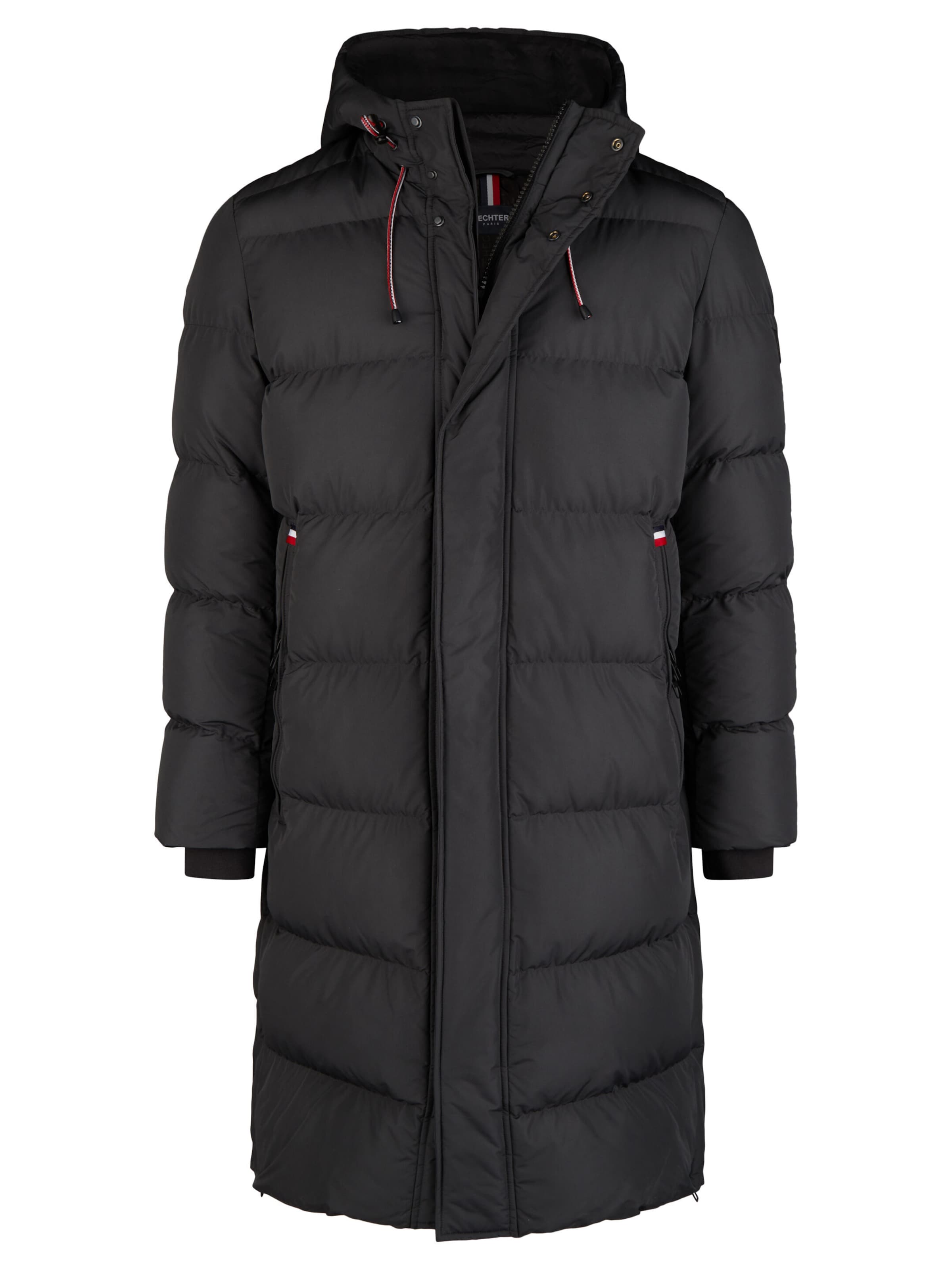 HECHTER PARIS Mantel in Schwarz: Vorderseite