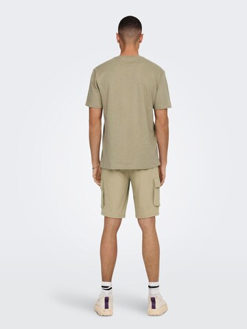 Only & Sons - Camiseta en beige