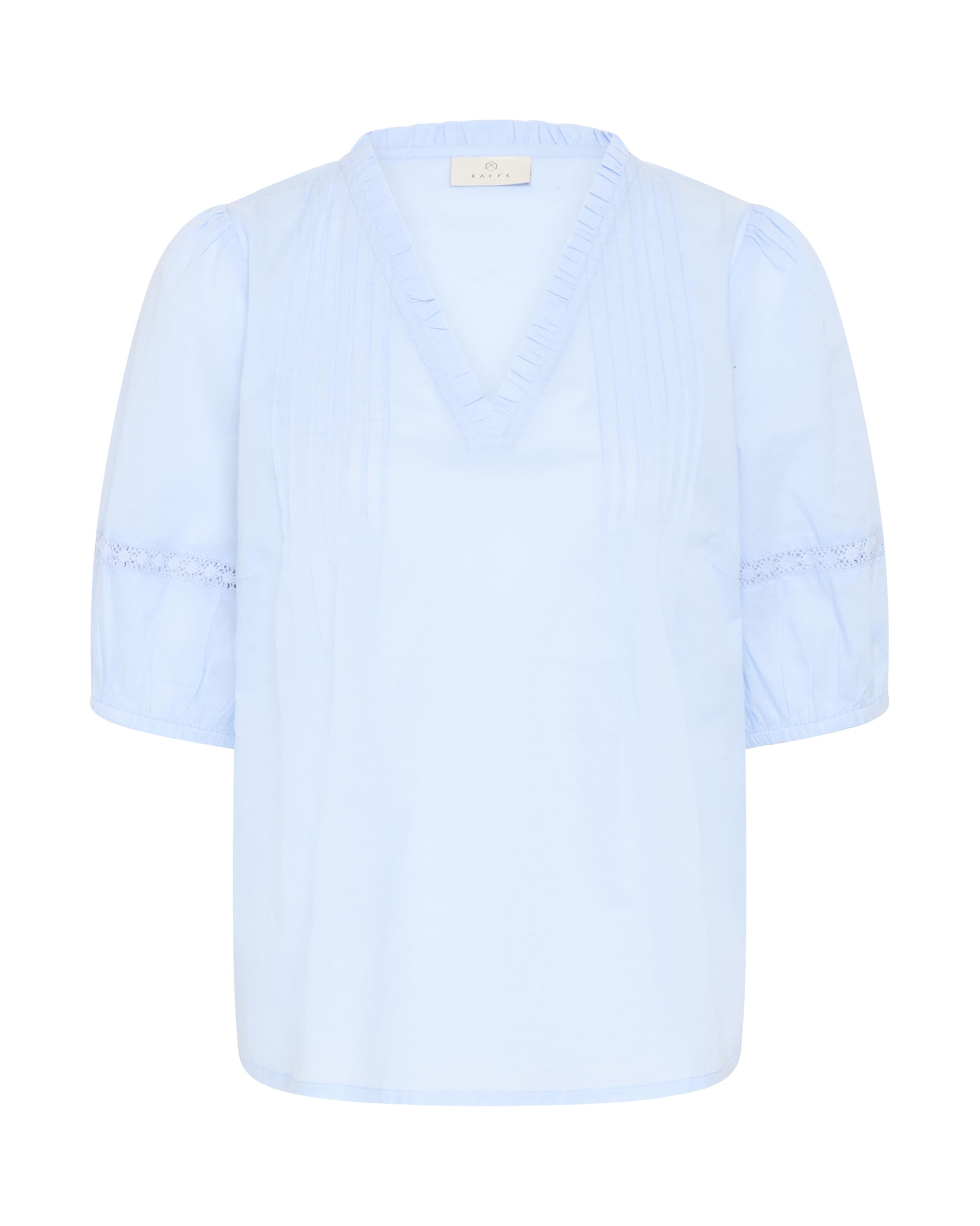 Kaffe Blouse in Blauw: voorkant