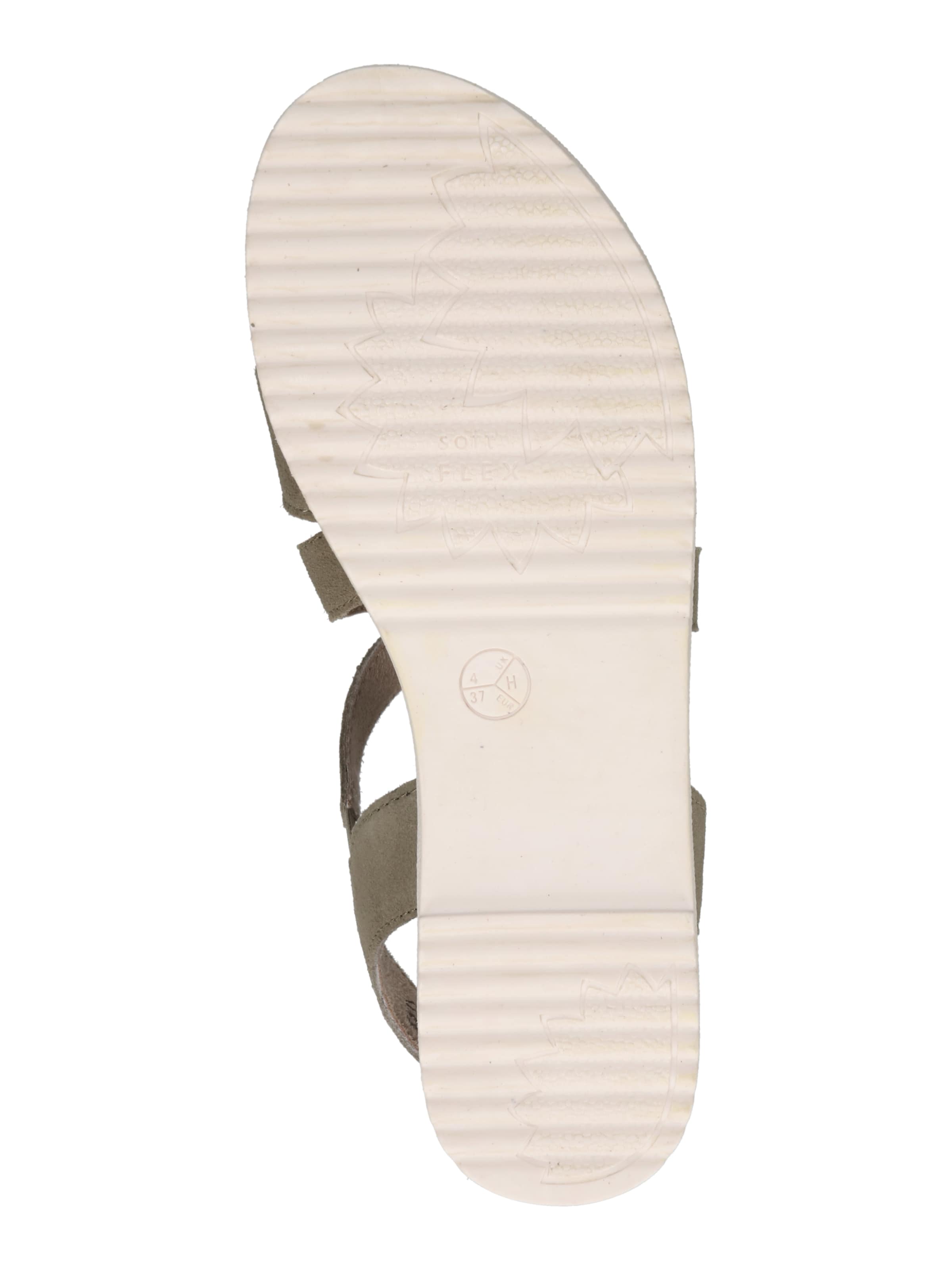 JANA Sandale in Grün