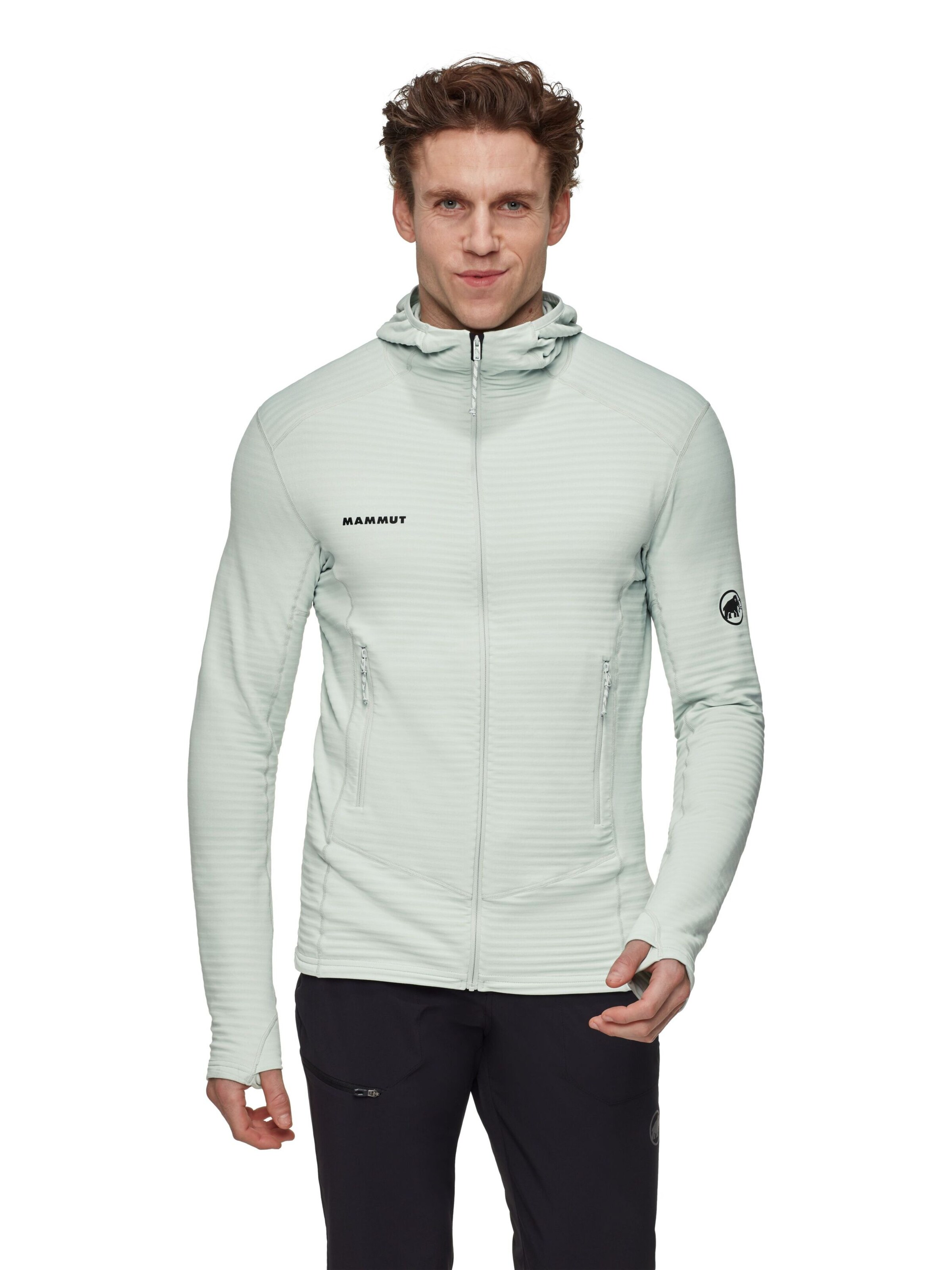 MAMMUT Funktionsfleecejacke ‘Taiss Light' in Grün: Vorderseite