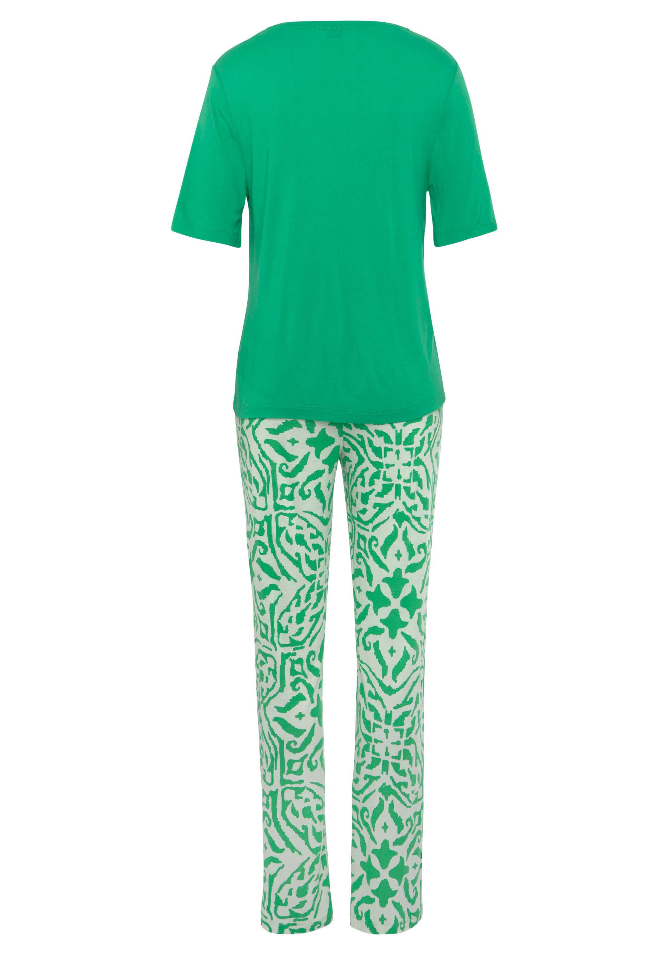 Pyjama s.Oliver en vert