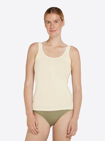 ICEBREAKER Sports top 'Siren' in Beige: front