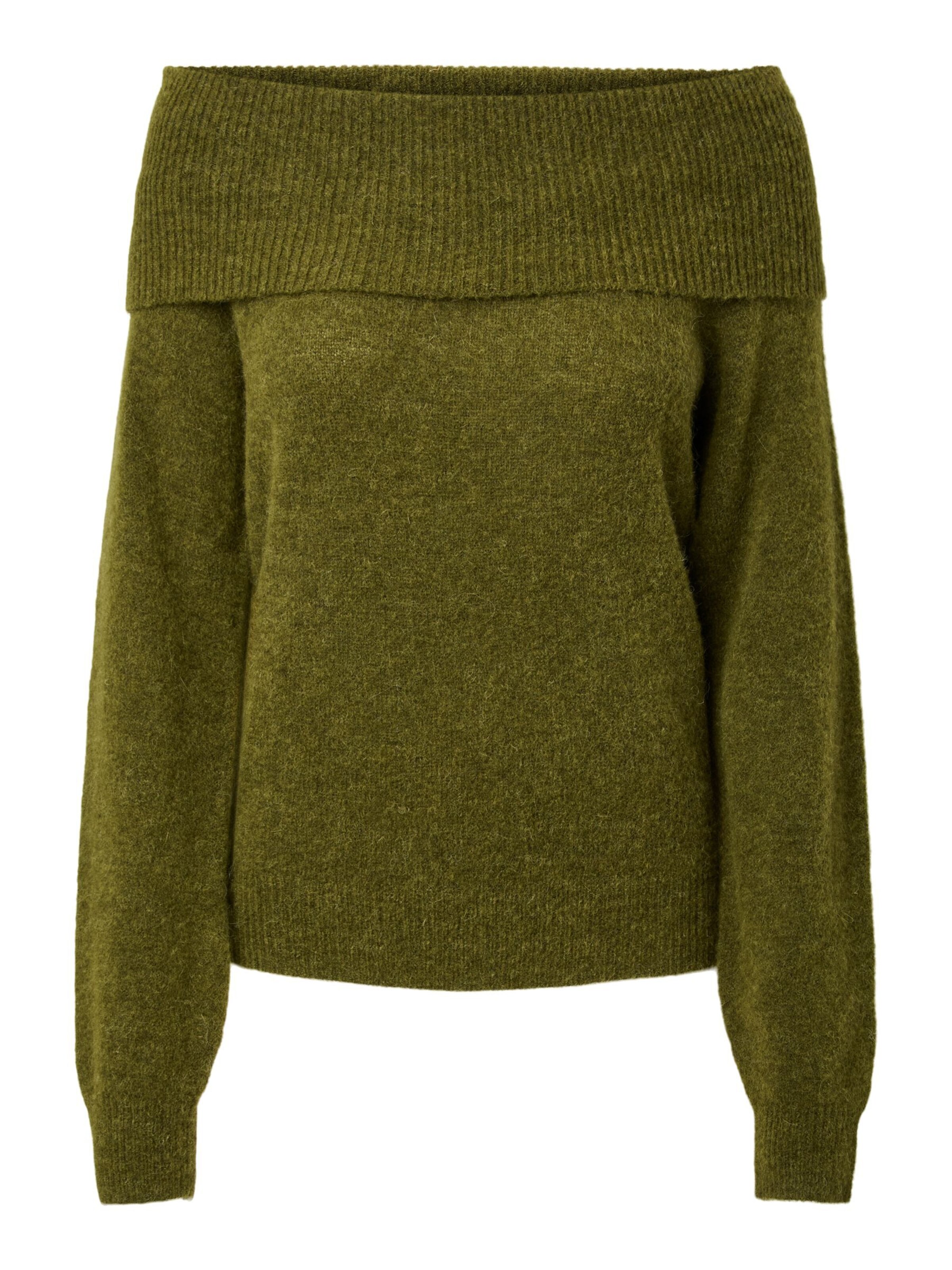 YAS Pullover 'JOHI' in Grün: Vorderseite