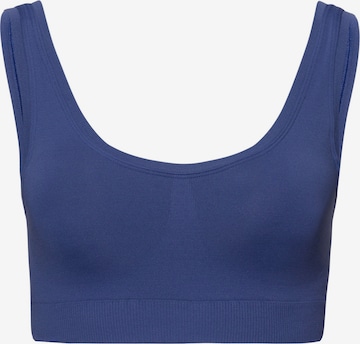 Hanro - Soutien 'Touch Feeling' em azul: frente