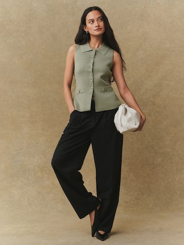 Next Kötött mellény - zöld