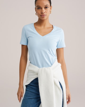 WE Fashion Tričko - Modrá: predná strana