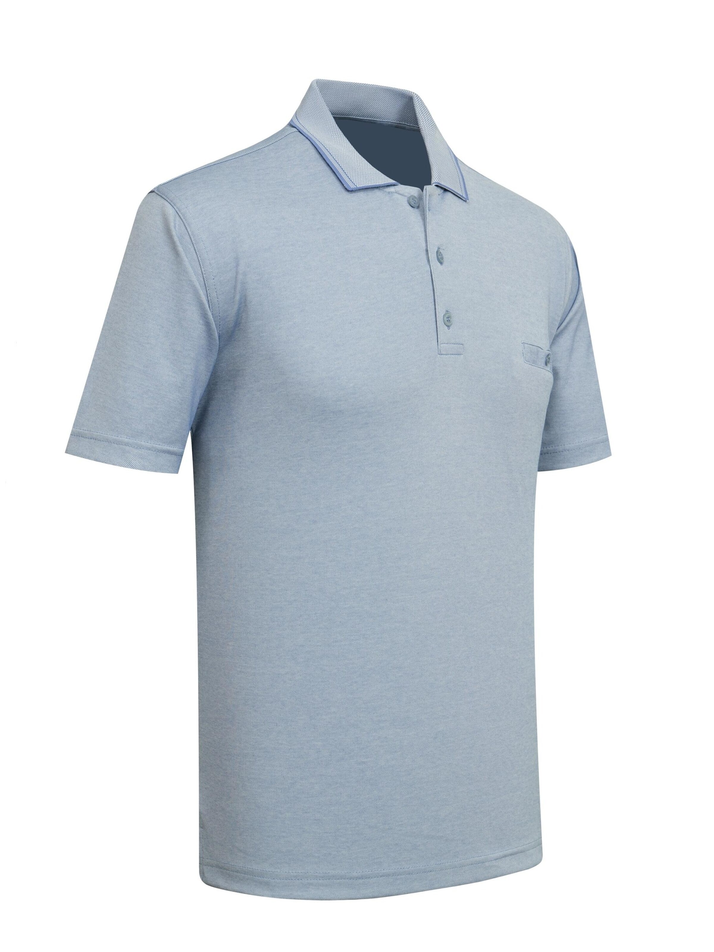 Cizgi Triko Shirt in Blue