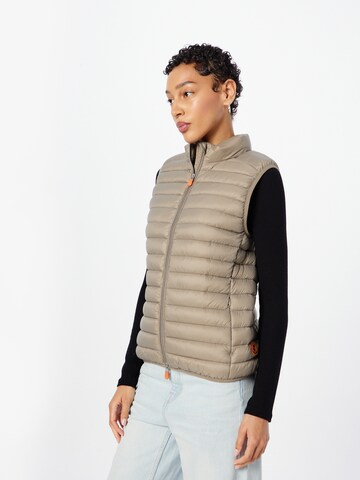 SAVE THE DUCK Vest 'CHARLOTTE' in Grey: front
