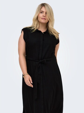 ONLY Carmakoma - Vestido camisero 'CARGOA' en negro