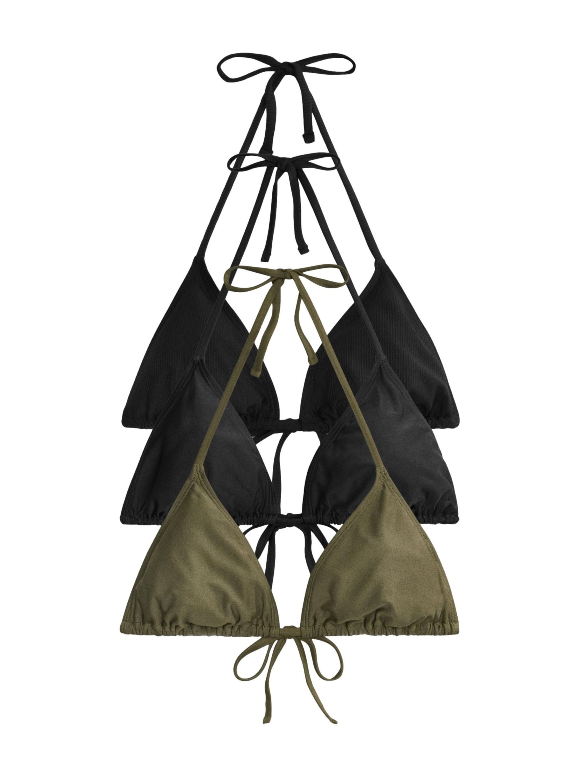 Top per bikini The Set di colore cachi / nero, Visualizzazione prodotti