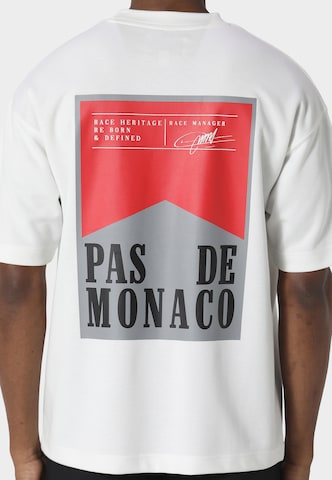 T-Shirt 'Wrapper' Pas De Monaco en blanc